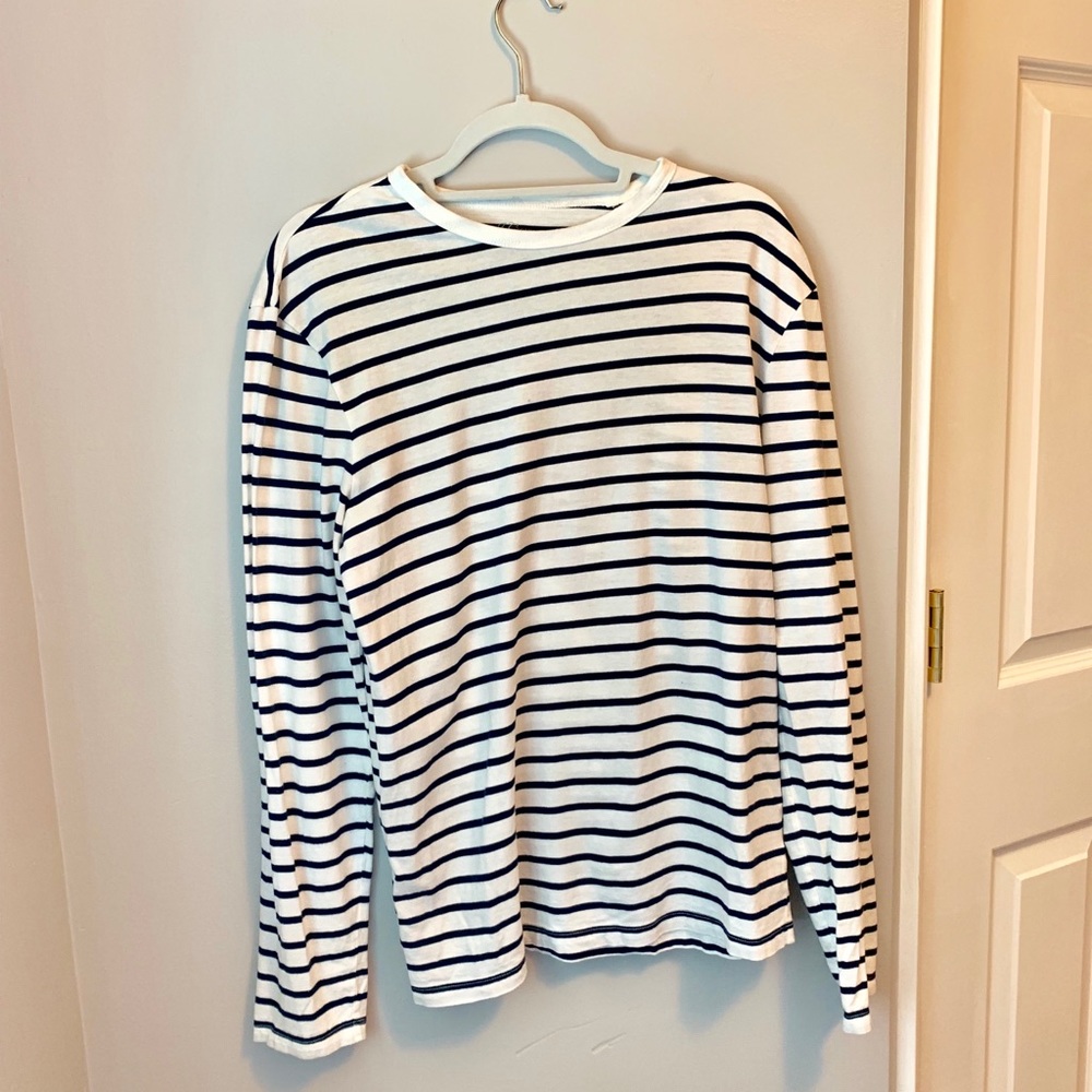 J crew striped long sleeve
